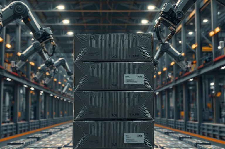 智能碼垛機器人助力自動化